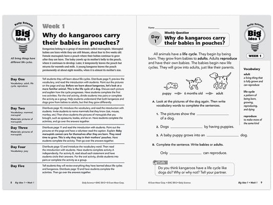Daily Science Reproducible Activities Workbook - Gr. 2 - US 1095