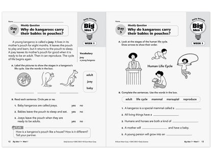 Daily Science Reproducible Activities Workbook - Gr. 2 - US 1095