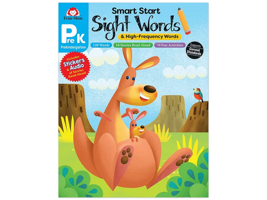 Sight-Words Smart Start Workbook - Pre-K - US 4537