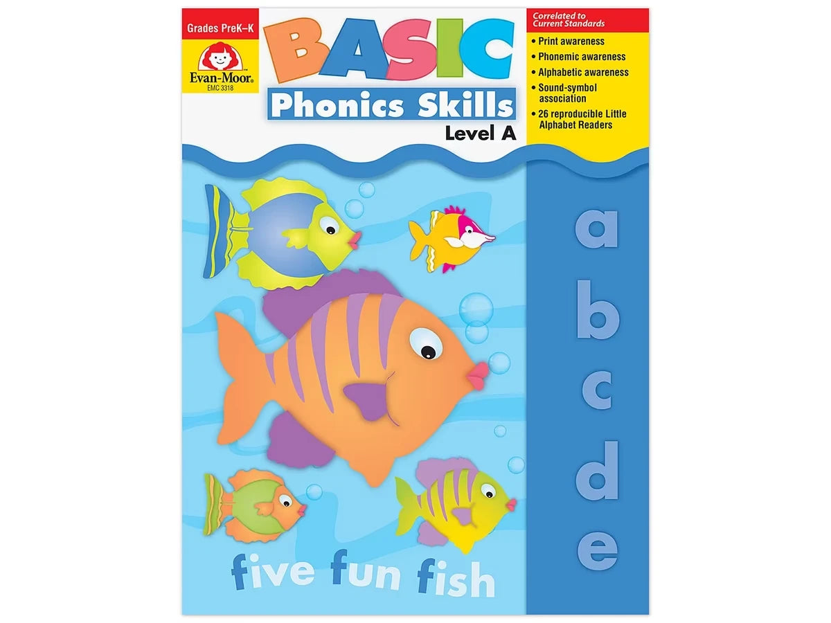 Basic Phonics Skills Workbook - Pre K-K - US 9397