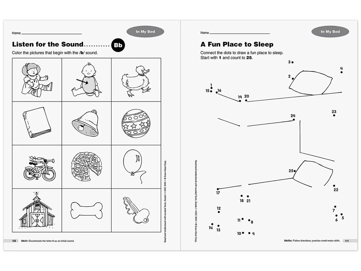 Read & Understand with Leveled Texts Workbook - Gr. 1 - US 8776