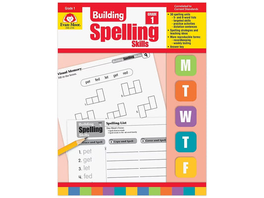 Building Spelling Skills Workbook - Gr. 1 - US 3276