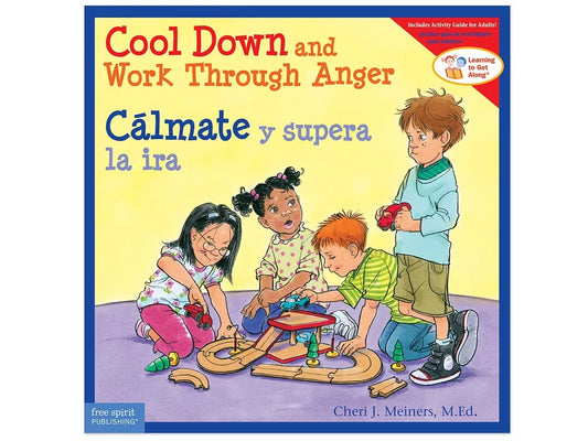 Cool Down and Work Through Anger Bilingual Paperback Book - US 7436