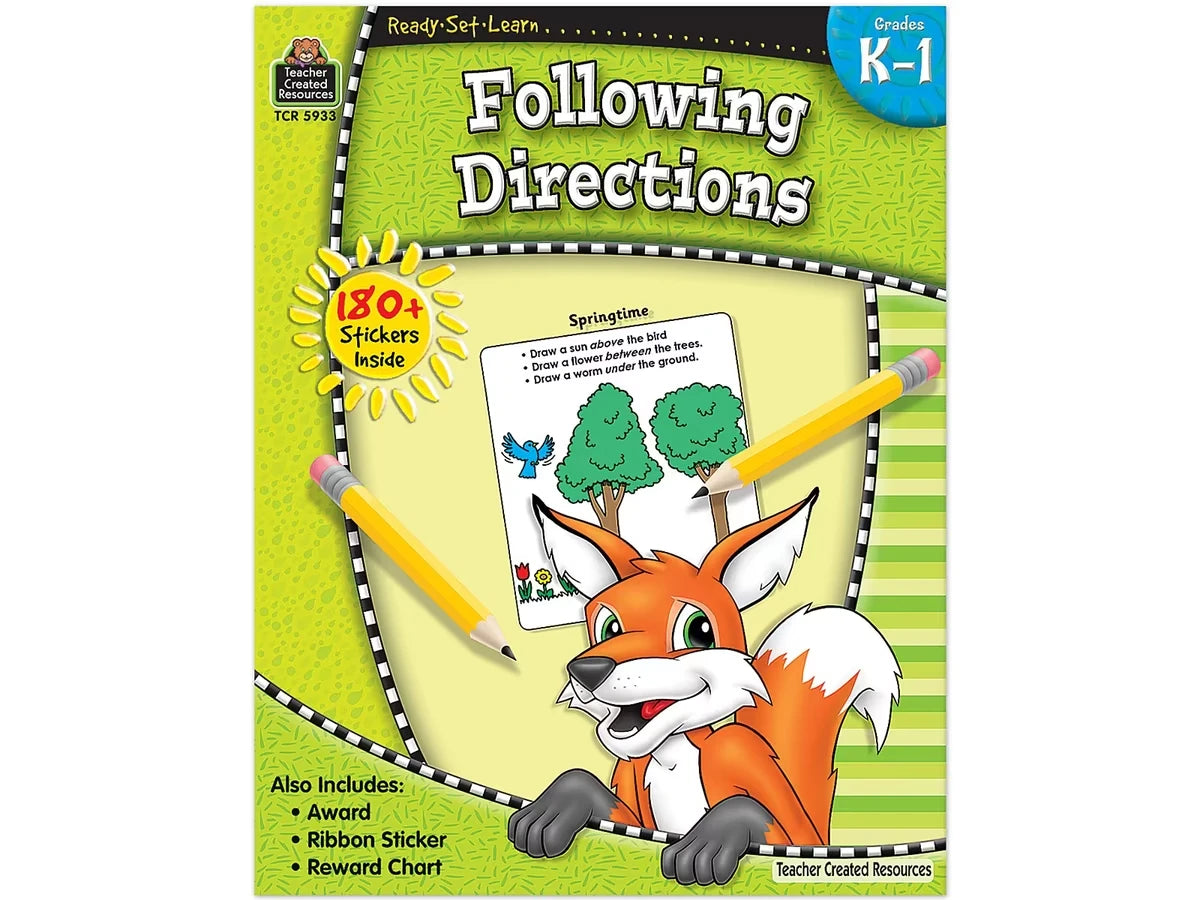 Following Directions Workbook - US 1908