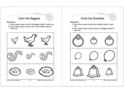 Following Directions Workbook - US 1908
