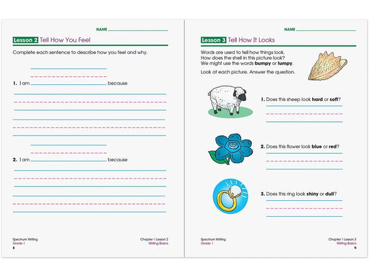Spectrum® Writing Workbook - Gr. 1 - US 9458