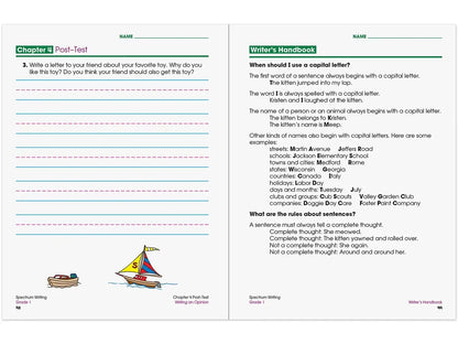 Spectrum® Writing Workbook - Gr. 1 - US 9458