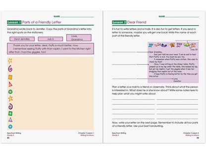 Spectrum® Writing Workbook - Gr. 3 - US 1734