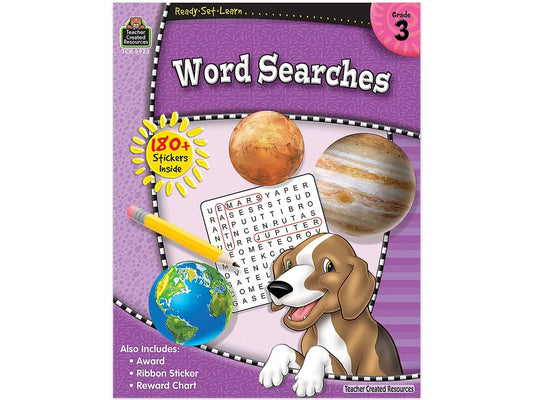 Word Searches Workbook - Gr. 3 - US 1868