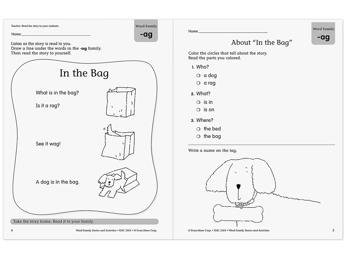 Word Family Workbook - US 9004