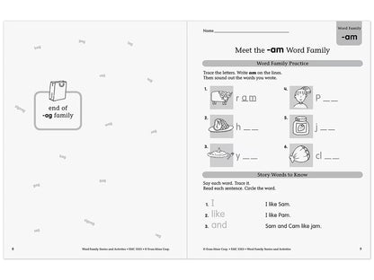 Word Family Workbook - US 9004