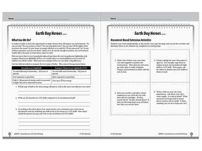 Comprehension and Critical Thinking Workbook - Gr. 5 - US 9354