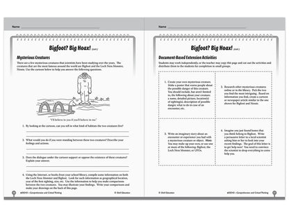 Comprehension and Critical Thinking Workbook - Gr. 5 - US 9354