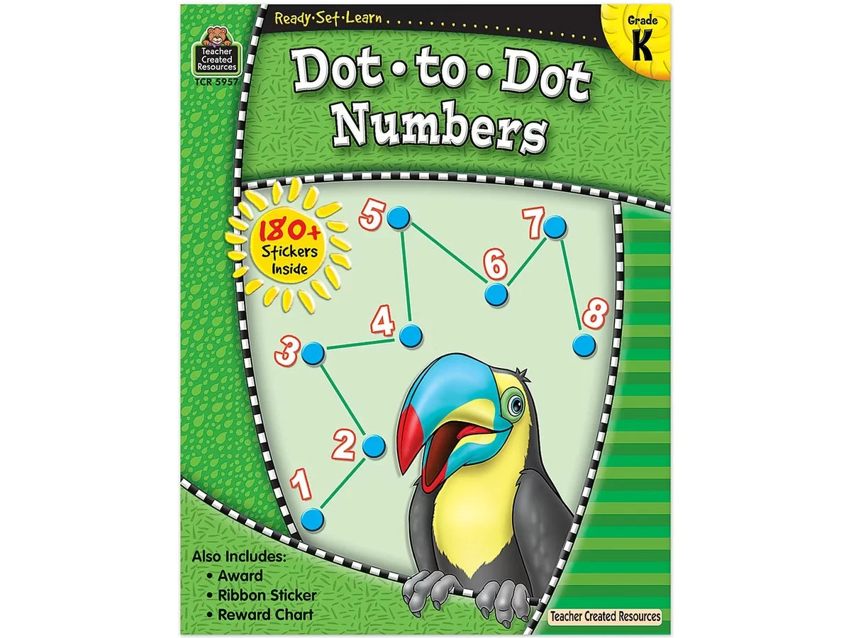 Dot-To-Dot Numbers Workbook - US 1623