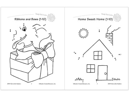 Dot-To-Dot Numbers Workbook - US 1623