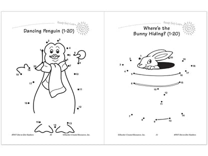 Dot-To-Dot Numbers Workbook - US 1623