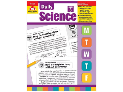 Daily Science Reproducible Activities Workbook - Gr. 3 - US 9931