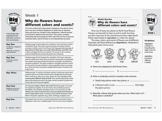 Daily Science Reproducible Activities Workbook - Gr. 3 - US 9931