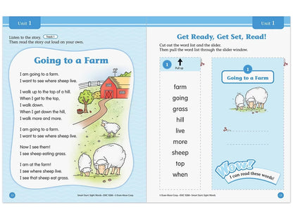 Sight-Words Smart Start Workbook - Kindergarten - US 8034