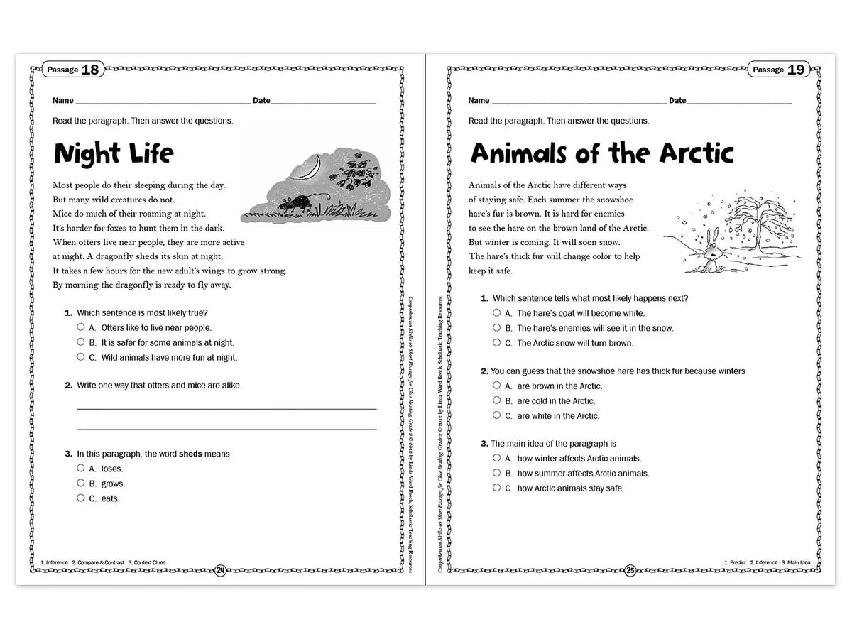 Comprehension Skills Workbook - Gr. 2 - US 7586