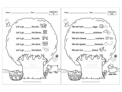 Sight-Word Trees Workbook - US 1117