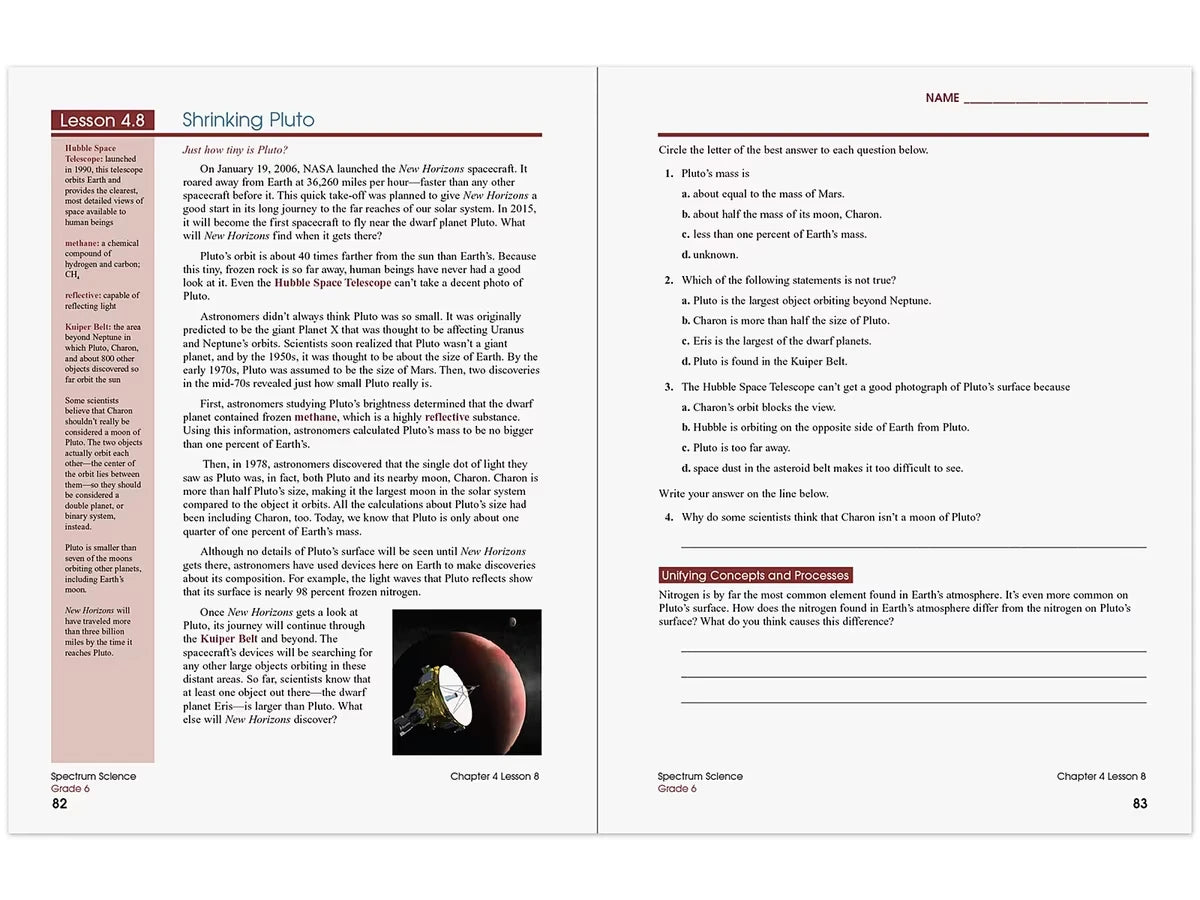 Spectrum® Science Workbook - Gr. 6 - US 5126