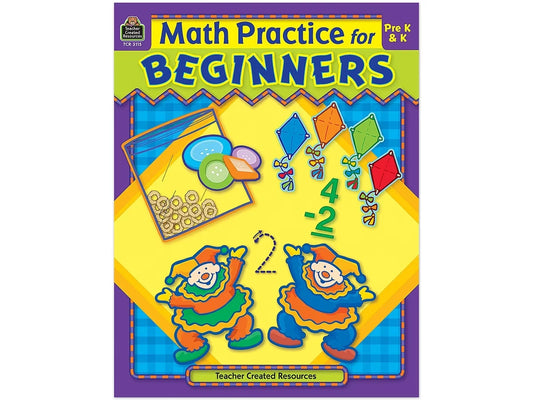Math Practice for Beginners Workbook - US 2141