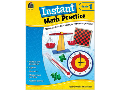 Instant Math Practice Workbook - Gr. 1 - US 1029