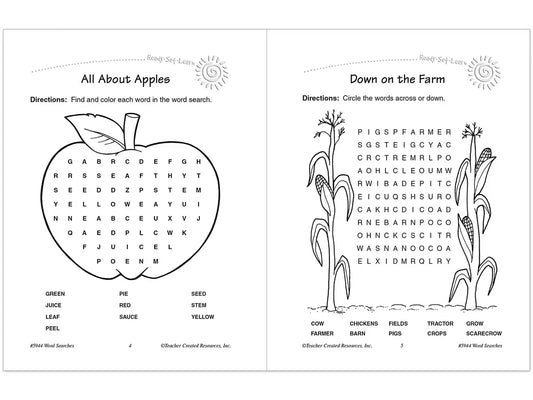 Word Searches Workbook - Gr. 2 - US 3869