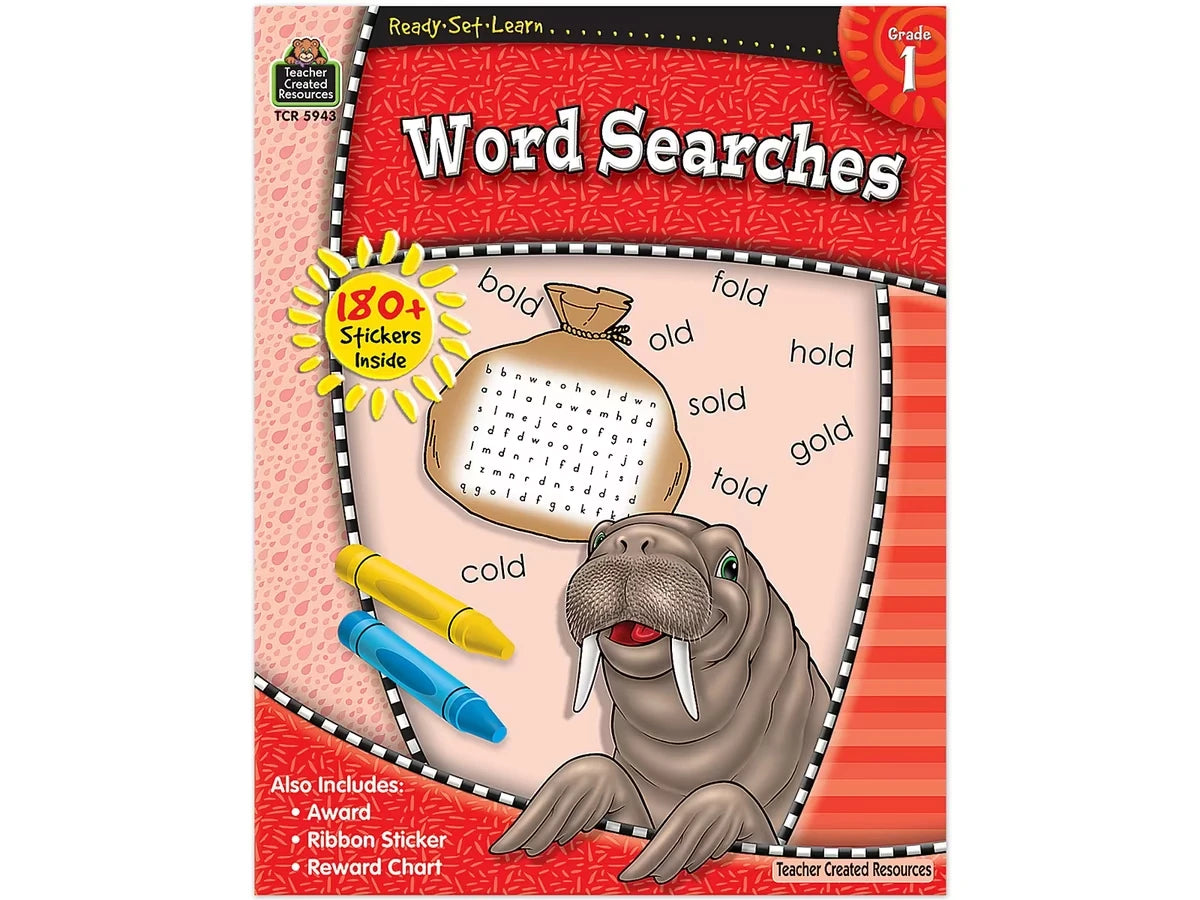 Word Searches Workbook - Gr. 1 - US 3262