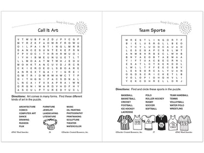 Word Searches Workbook - Gr. 1 - US 3262
