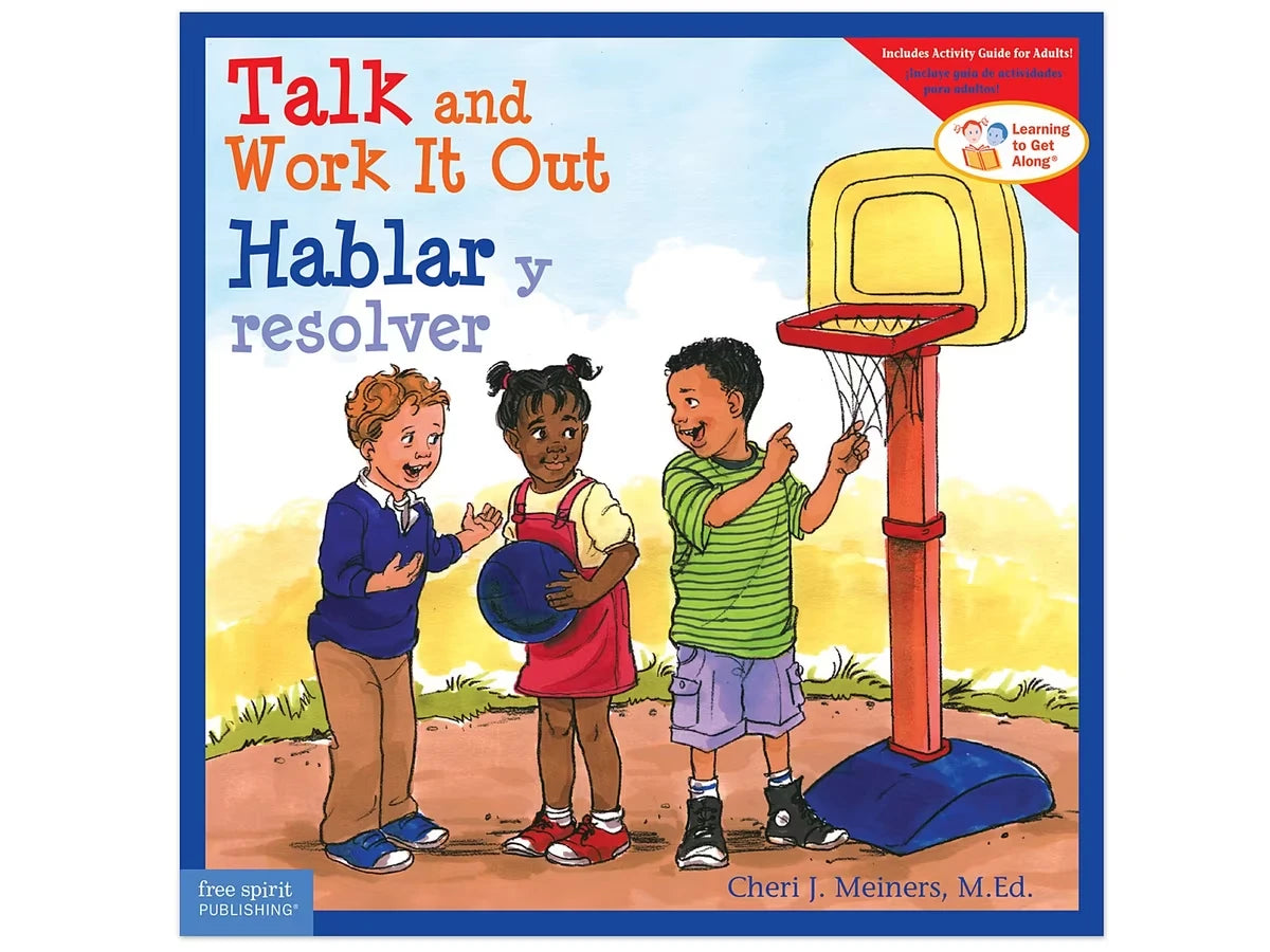 Talk and Work It Out Bilingual Paperback Book - US 9727
