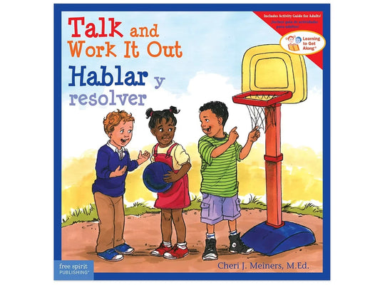 Talk and Work It Out Bilingual Paperback Book - US 9727