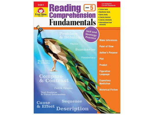 Reading Comprehension Fundamentals Workbook - Gr. 5 - US 8798
