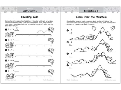 Instant Math Practice Workbook - Kindergarten - US 9174