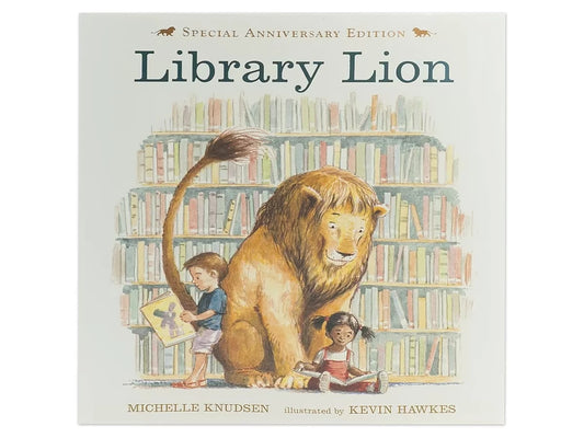 Library Lion Hardcover Book - US 2136