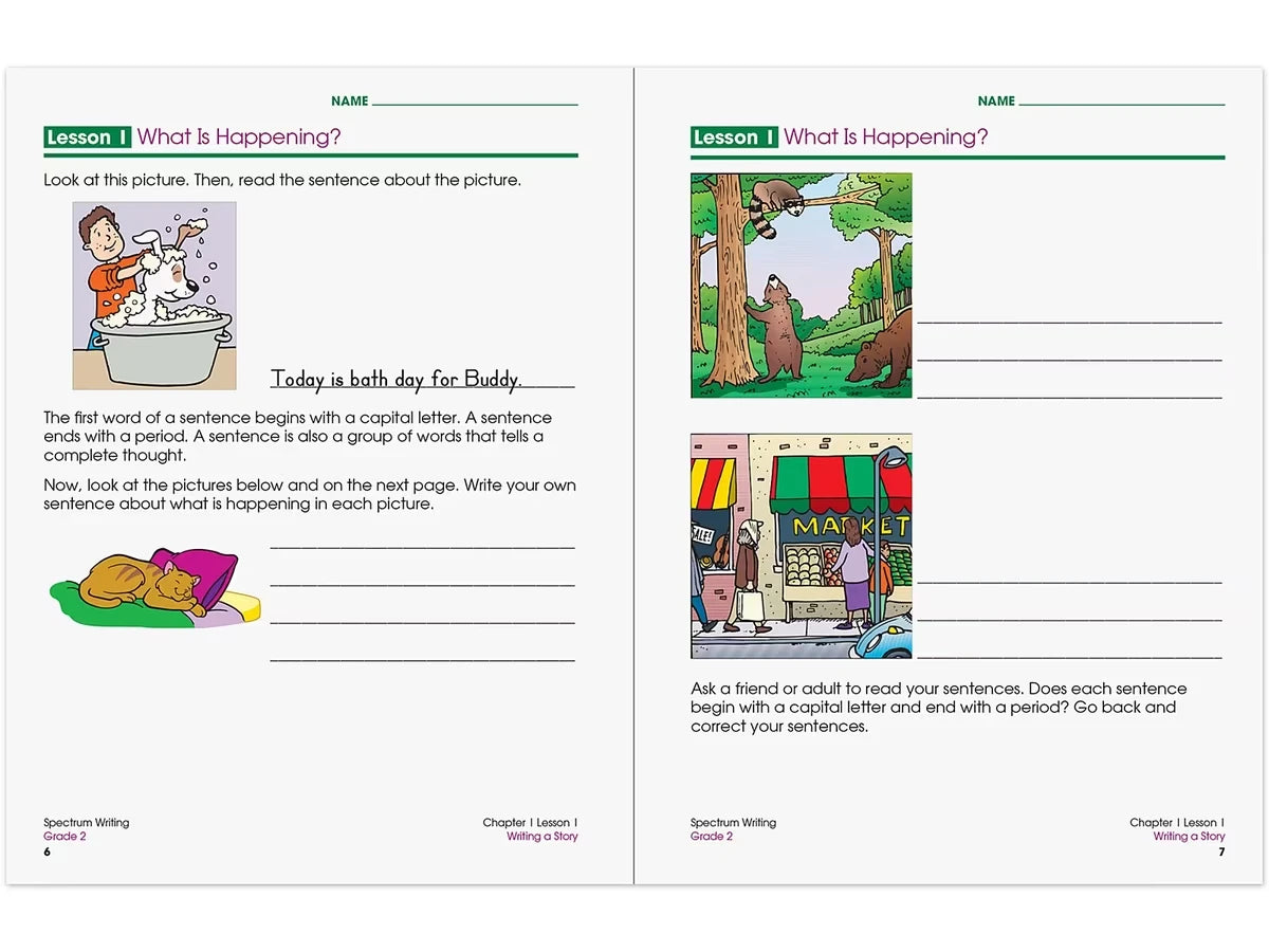 Spectrum® Writing Workbook - Gr. 2 - US 1056