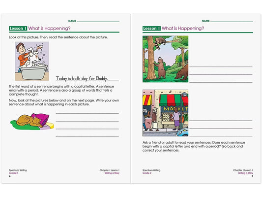 Spectrum® Writing Workbook - Gr. 2 - US 1056