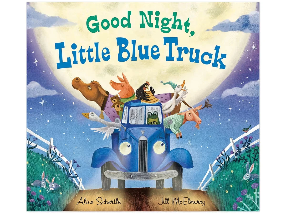 Good Night, Little Blue Truck Hardcover Book - US 8067