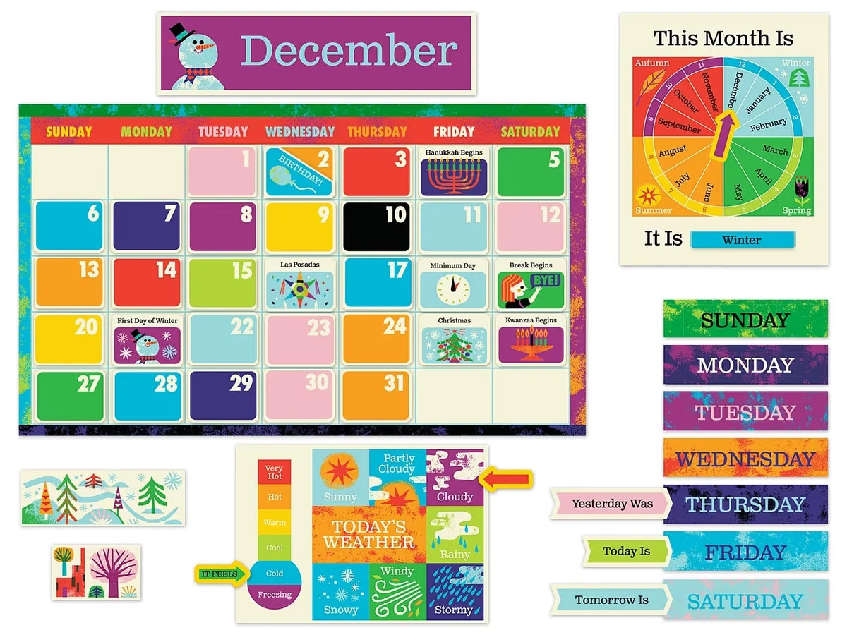 Invisible Creature™ Calendar Bulletin Board Set - US 2561