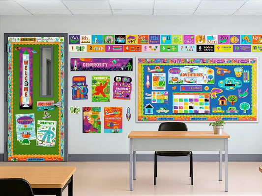 Invisible Creature™ Motivational Bulletin Board Set - US 2545
