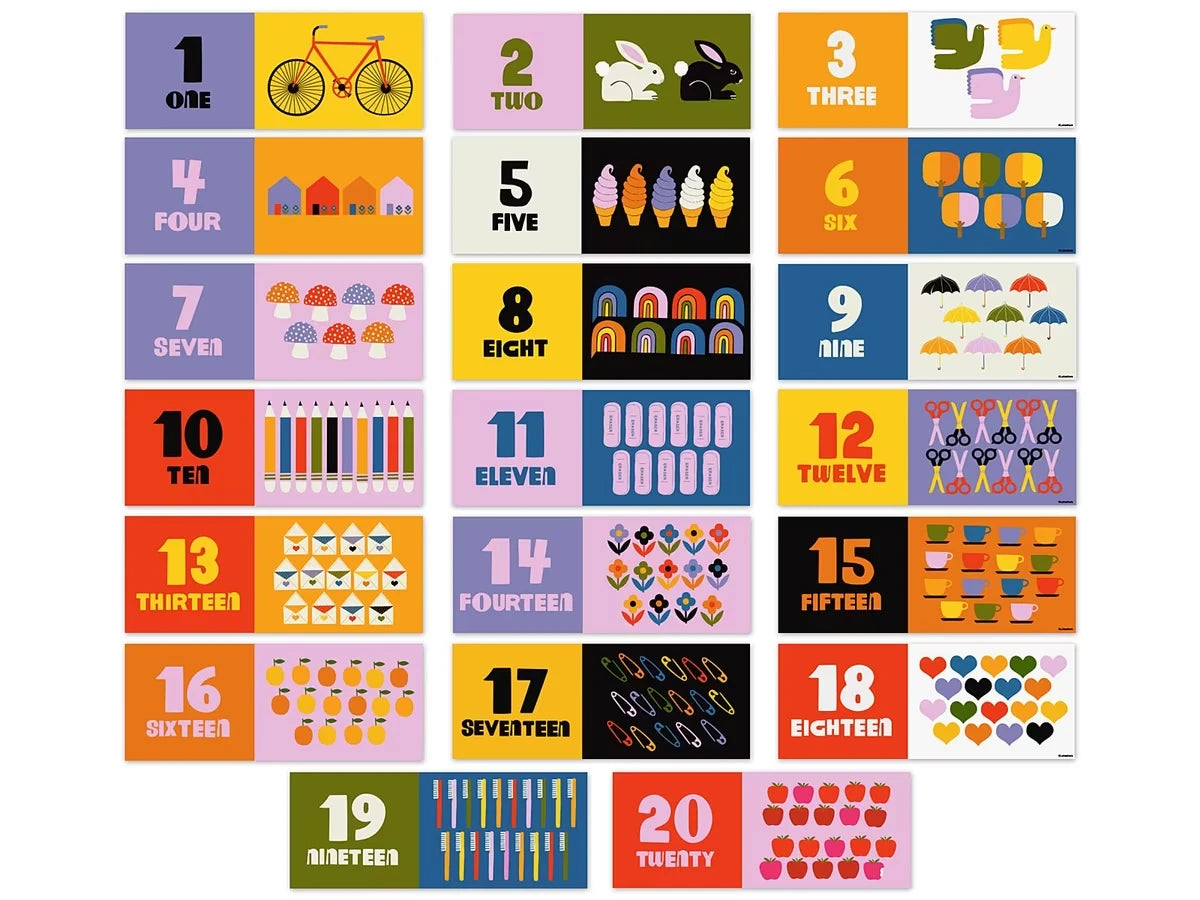 Lisa Congdon Numbers 1-20 Bulletin Board Set - US 8367