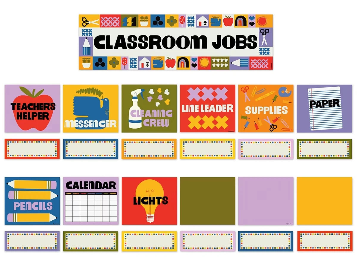 Lisa Congdon Classroom Jobs Bulletin Board Set - US 2582