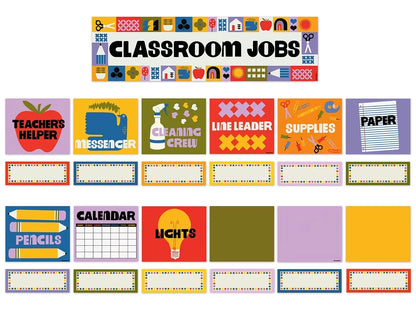 Lisa Congdon Classroom Jobs Bulletin Board Set - US 2582