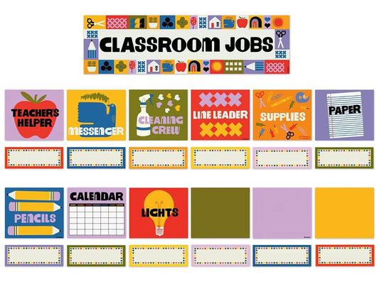 Lisa Congdon Classroom Jobs Bulletin Board Set - US 2582