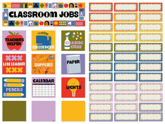 Lisa Congdon Classroom Jobs Bulletin Board Set - US 2582