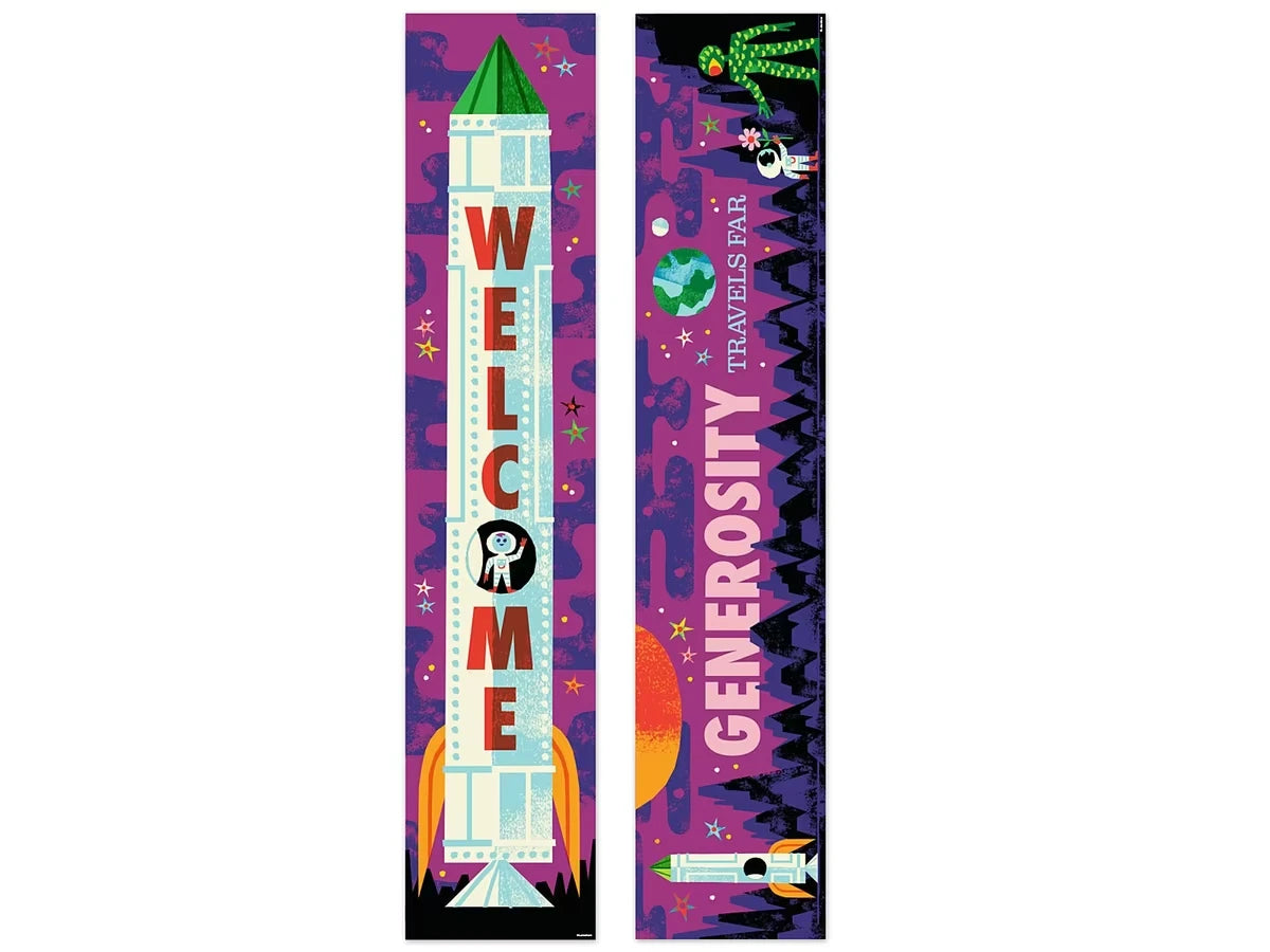 Invisible Creature™ Double-Sided Welcome Banner - US 3231