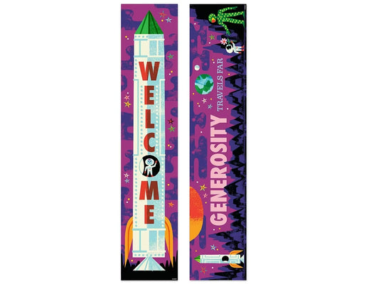 Invisible Creature™ Double-Sided Welcome Banner - US 3231
