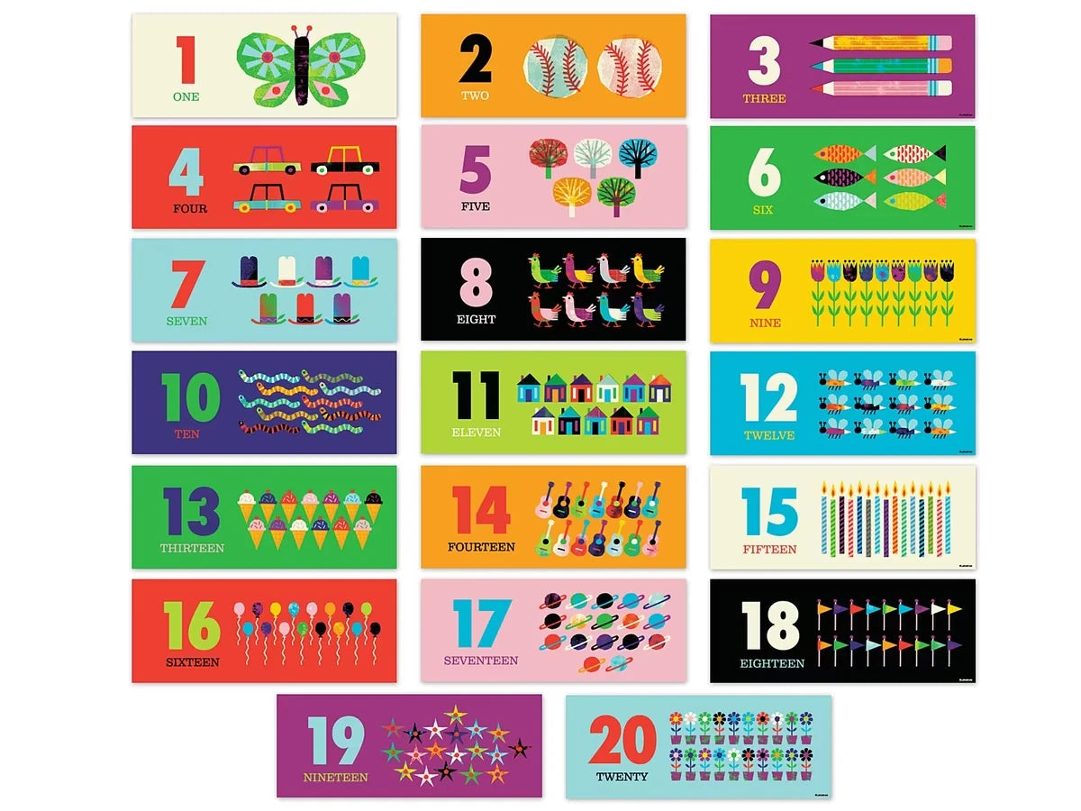 Invisible Creature™ Numbers 1-20 Bulletin Board Set - US 9125