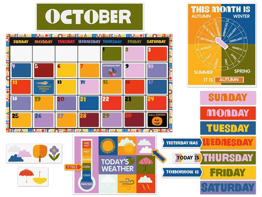 Lisa Congdon Calendar Bulletin Board Set - US 9609